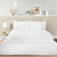 Rapport Home Modena Geo Polycotton Duvet Cover Set with Pillowcase | Size: Super King