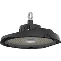 First Choice Lighting High Bay - 150W LED IP65 UFO Style Commercial Warehouse Light in Black
