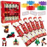kreativekraft Christmas Crackers with Blocks