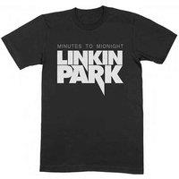 Rock Off officially Licensed Products Linkin Park Minutes to Midnight T-Shirt in Black | Size: Large