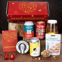 QWERTY Beer Box Premium Beer Lover's Craft Beer Gift Pack in Red | Size: 1 Pack