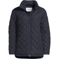 Lands' End Women's FeatherFree Diamond Quilted Jacket in Dark Navy | Size: 10-12