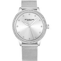 STHRLING Original Women's Dorset Quartz 38mm Fashion Watch with Mesh Bracelet in Silver