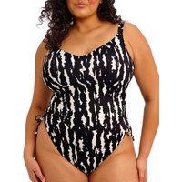 Elomi Women's Echo Shell Non Wired Swimsuit in Black | Size: 40H/HH