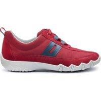 Hotter Women's Wide Fit 'Leanne II' Active Shoes in Scarlet | Size: 5