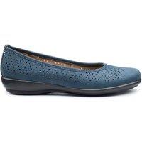 Hotter Women's 'Livvy II' Ballerinas in Dark Blue | Size: 6