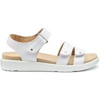 Hotter Women's Wide Fit 'Venice' Sandals in White | Size: 6.5