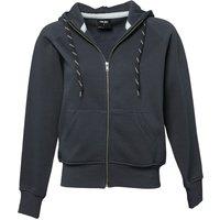 TEE JAYS Women's Full Zip Hooded Sweatshirt in Dark Grey | Size: XL