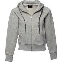 TEE JAYS Women's Full Zip Hooded Sweatshirt in Grey | Size: Small