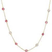 Latelita Women's Sardinia Necklace Gold The Pinks in Pink