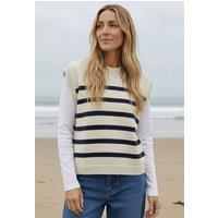 Rapanui Clothing Women's Graphic Knitted Layering Vest | Size: 14