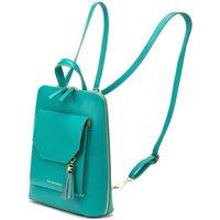 Elie Beaumont Women's Verso Backpack/Crossbody Bag in Aqua