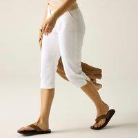 Regatta Women's Bayletta Capri Trousers in White | Size: 20
