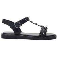Moda In Pelle Women's 'Noell' Porvair Sandals in Black | Size: 4