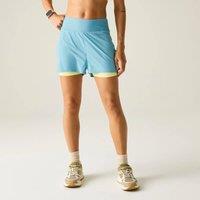 Dare 2b Women's Nimble 2-in-1 Active Shorts in Turquoise | Size: 12