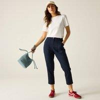 Regatta Women's Shorebella Capri Trousers in Mid Navy | Size: 8