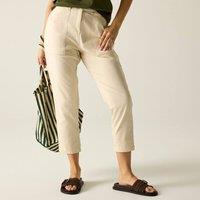 Regatta Women's Shorebella Capri Trousers in Cream | Size: 14