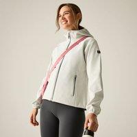 Regatta Women's 'Arec III' Wind Resistant Waterproof Softshell Jacket in Pale Grey | Size: 10