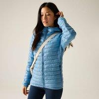 Regatta Women's Hurden Hooded Lightweight Quilted Jacket in Pale Blue | Size: 12