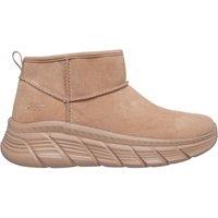 Skechers Women's Bobs Flex Suede Bootie Chestnut | Size: 3