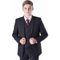 Romario Boy's 5 Piece Black Suit | Size: 3-4 Years