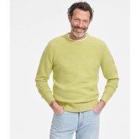 Lands' End Men's Wool Touch Crew Neck Jumper in Light Green | Size: 2XL
