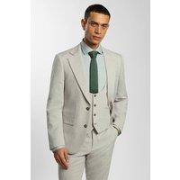 Steel & Jelly Men's Three Piece Suit in Stone | Size: 44R
