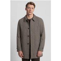 Steel & Jelly Men's Houndstooth Car Coat in Stone | Size: Large