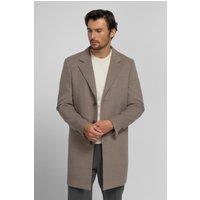 Steel & Jelly Men's Kennick - Classic Coat in Beige | Size: Medium