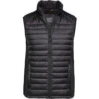 TEE JAYS Men's Crossover Bodywarmer in True Black | Size: 3XL