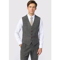 Antique Rogue Men's Tweed Waistcoat in Grey | Size: 36R