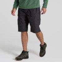 Craghoppers Men's Kiwi Water Repellent Anti-Insect Walking Shorts in Dark Grey | Size: 30R