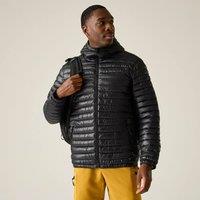 Regatta Men's Hurden Water-Repellent Lightweight Quilted Jacket in Jet Black | Size: 3XL