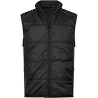 TEE JAYS Men's Stretch Hybrid Body Warmer in Black | Size: 5XL