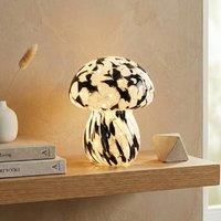 Garden Greatness Light Up Spotted Mushroom Lamp in Black