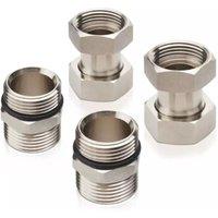 John Guest Lowfit Manifold Connection Kit in Silver