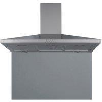 SIA Grey Toughened Kitchen Glass Splashback 90cm x 75cm - SP90GY | Size: 90 cm x 75 cm