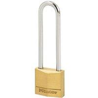 Master Lock Solid Brass 50Mm Padlock 5-Pin - 64Mm Shackle in Gold