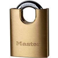 Master Lock Solid Brass 50Mm Padlock 5-Pin Shrouded Shackle in Gold