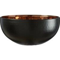 Orsina Miressa Medium Hammered Serving Bowl in Black
