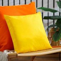 Furn Plain Vibrant Water & UV Resistant Outdoor Cushion in Yellow
