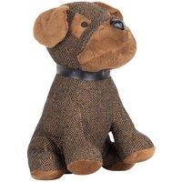 Paoletti Boston Herringbone Novelty Door Stop in Brown