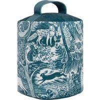 Furn Winter Woods Animal Velvet Door Stop in Midnight