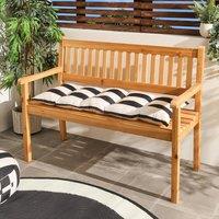 OHS Stripe 2 Seater Outdoor Bench Cushion Garden Furniture Seat
