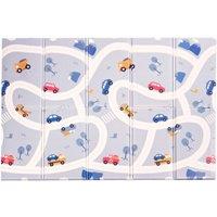 KandyToys Large Foldable Waterproof Baby Play Mat in Blue
