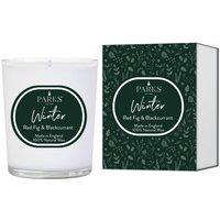 Parks Candles PARKS WINTER - CANDLE 180G RED FIG & BLACKCURRANT in Green | Size: 200g