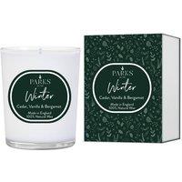 Parks Candles PARKS WINTER - CANDLE 180G CEDAR, VANILLA & BERGAMOT in White | Size: 200g