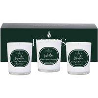 Parks Candles 3x 90G PARKS WINTER GIFT SET in White | Size: 189g