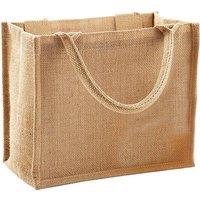 Westford Mill Jute Mini Gift Bag (6 Litres) in Natural