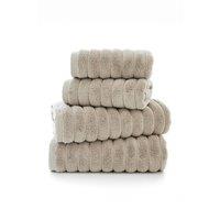 The Lyndon Company Premium Luxury Ribbleton Supersoft Cotton Bathroom Towels in Stone